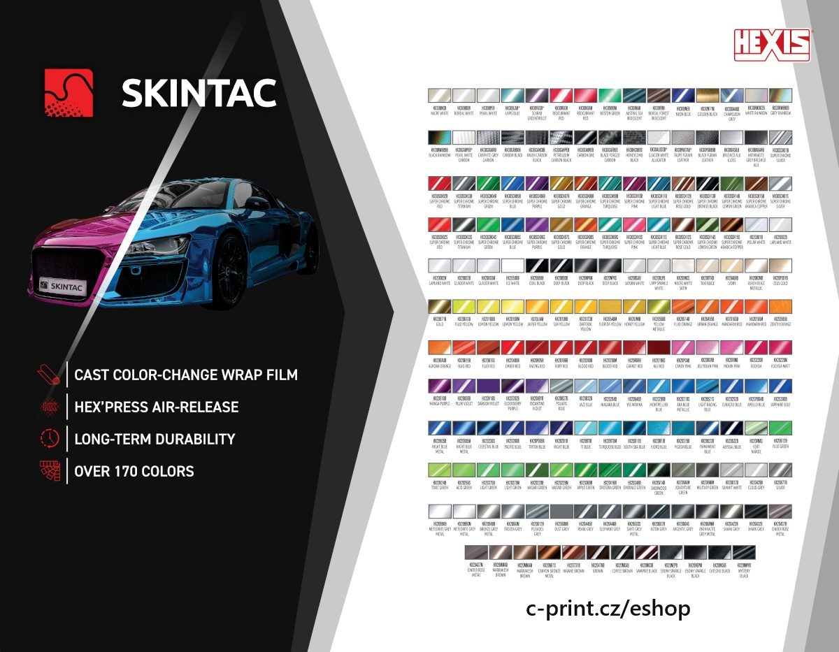 wrapping fólie HEXIS